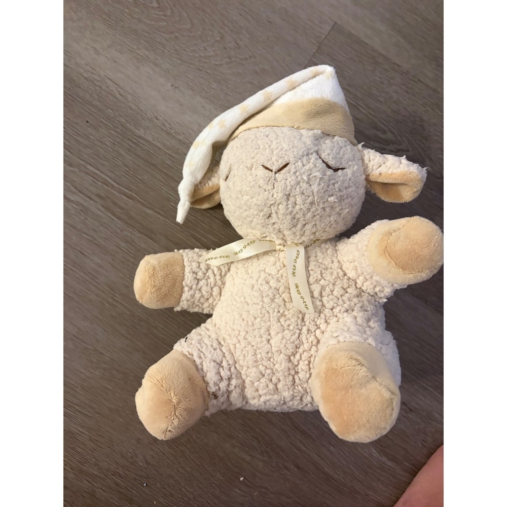Cloud B Sleep Sheep Plush Sound Machine Soother Stuffed Animal Cream Lamb